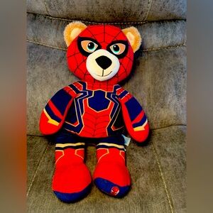 Build-A-Bear Red and Blue Superhero Bear